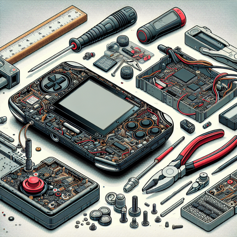 Installing Tactile Buttons on Handheld Consoles