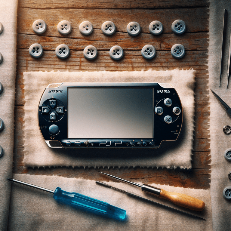 Replacing Worn-out Buttons on PSP