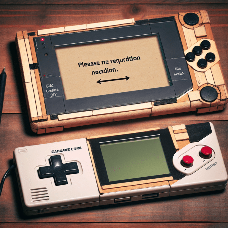 DIY Retro Handheld Screen Upgrade