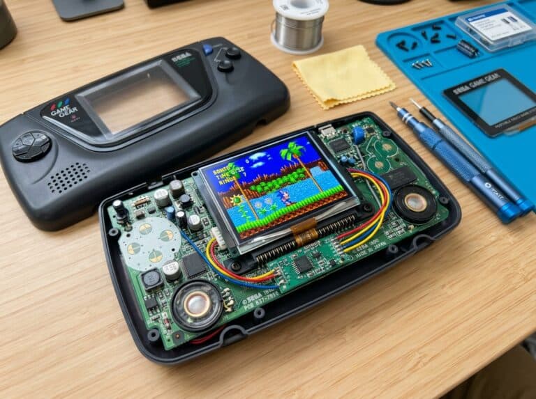 Game Gear OLED upgrade tutorial