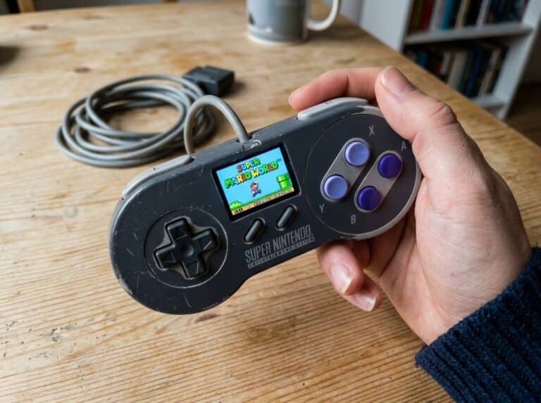SNES controller OLED mod