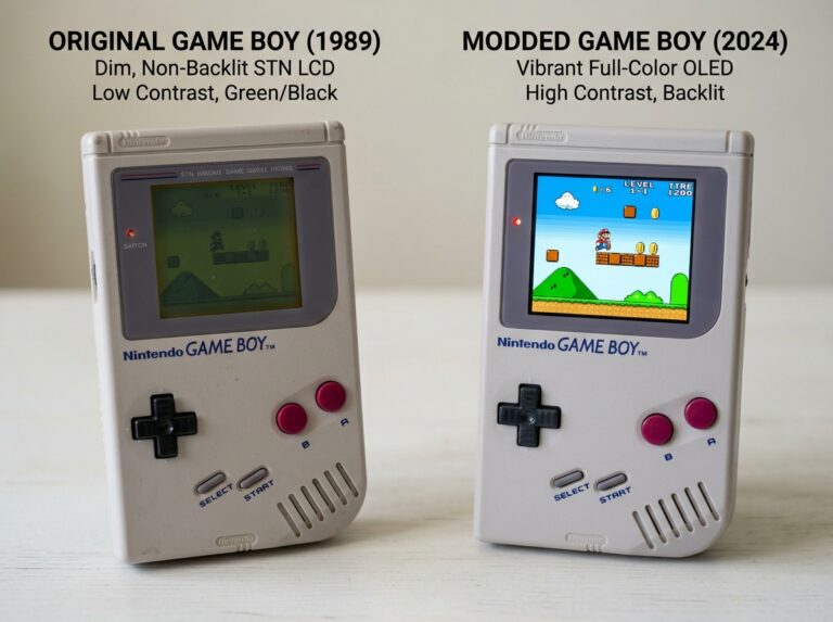 Game Boy mod OLED