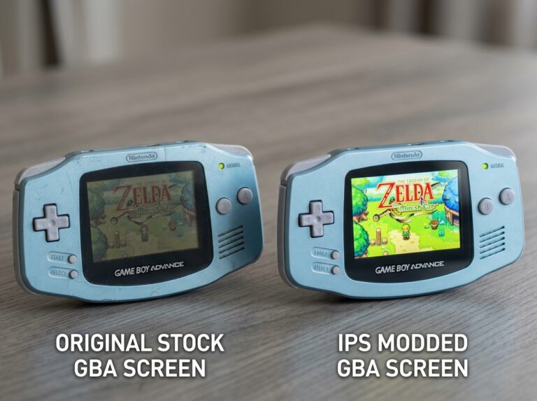 gba lcd screen mod