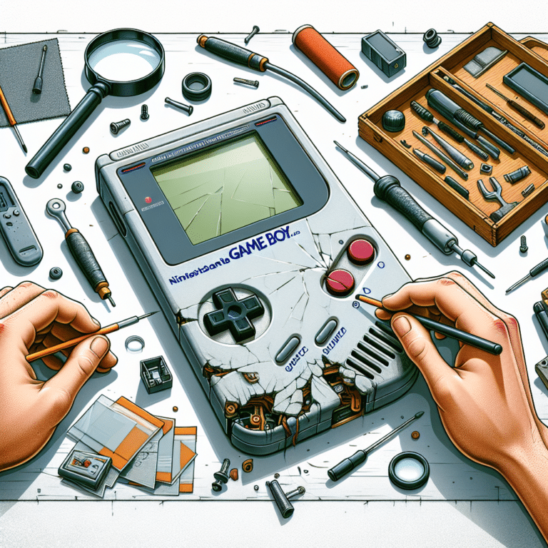Repairing Scratched Game Boy Screens