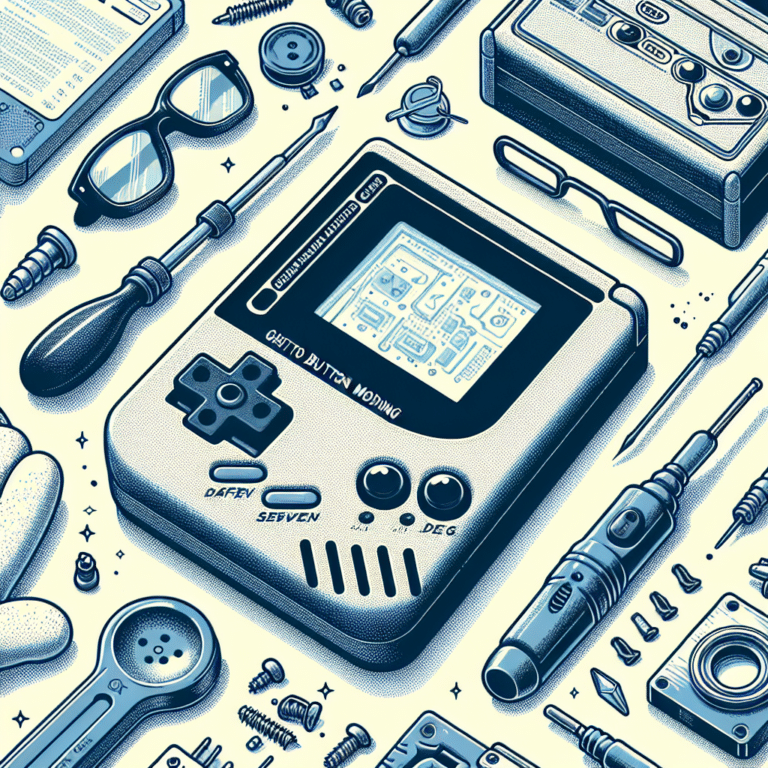 Retro Handheld Button Modding Safety Tips