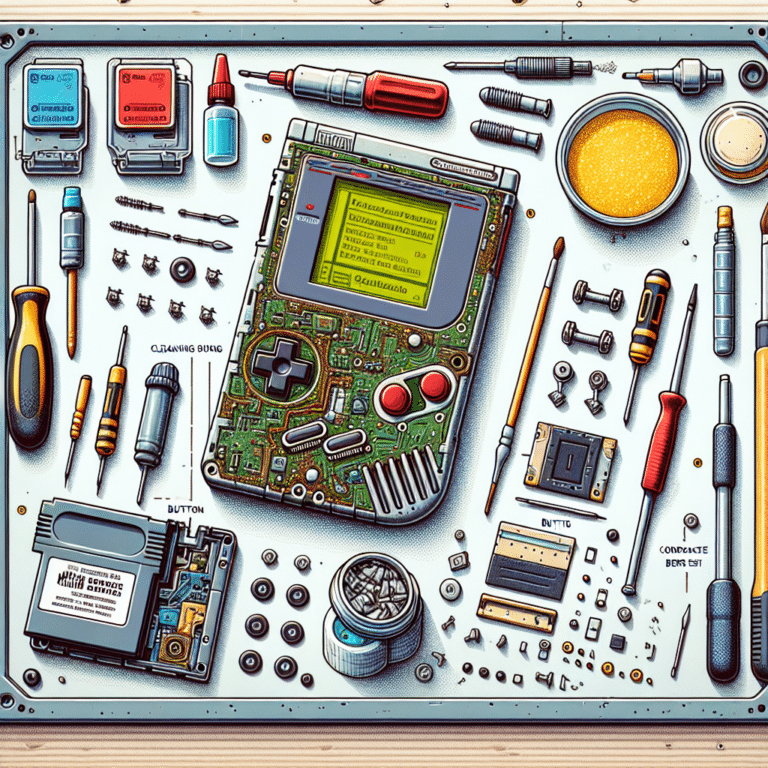 Fixing Unresponsive Buttons on Game Boy