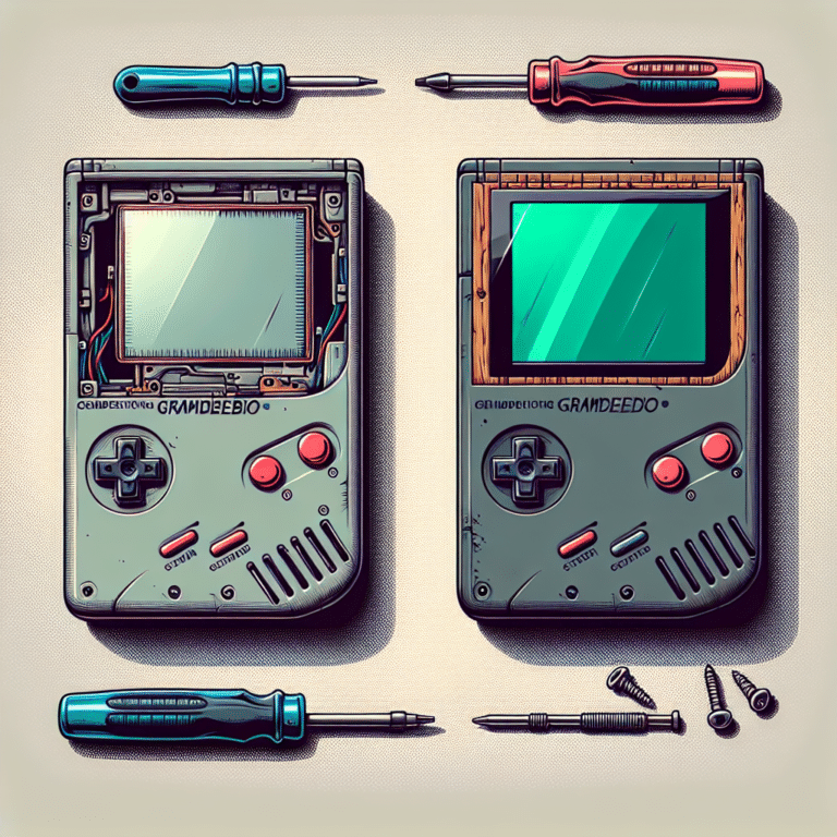 DIY Retro Handheld Screen Upgrade