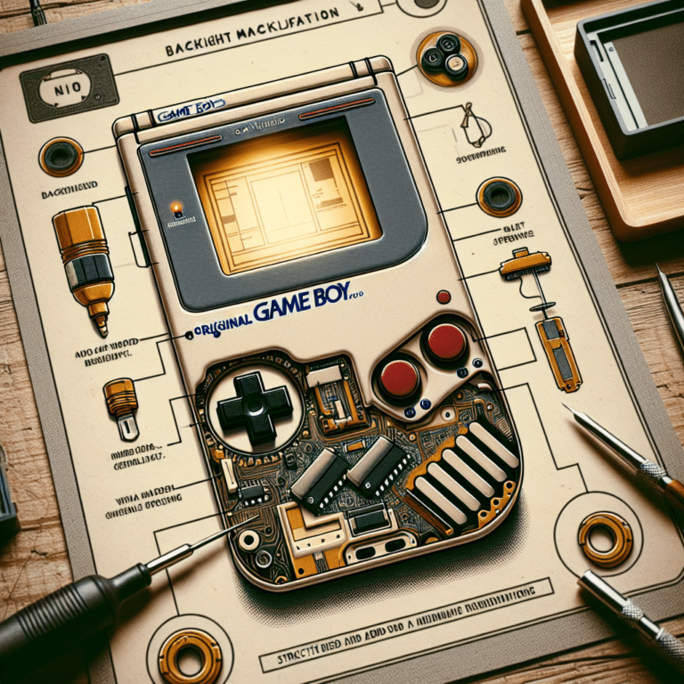 Backlight Mod for Original Game Boy